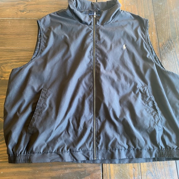 Polo Ralph Lauren 4XB Full Zip Vest Black